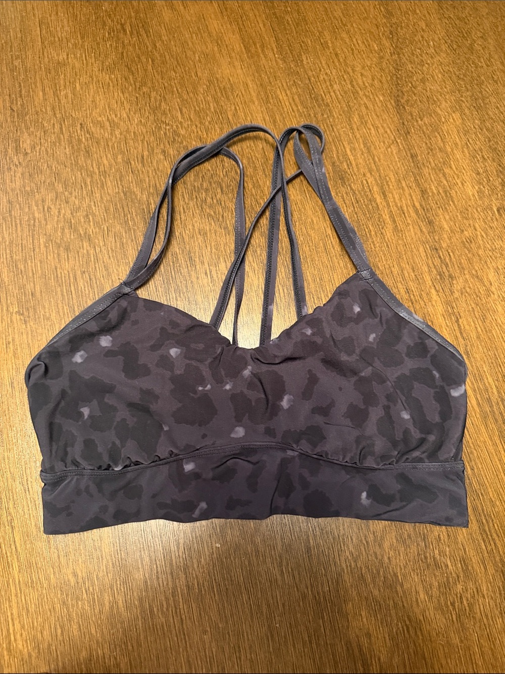 all in motion Charcoal Camo Strappy Bralette